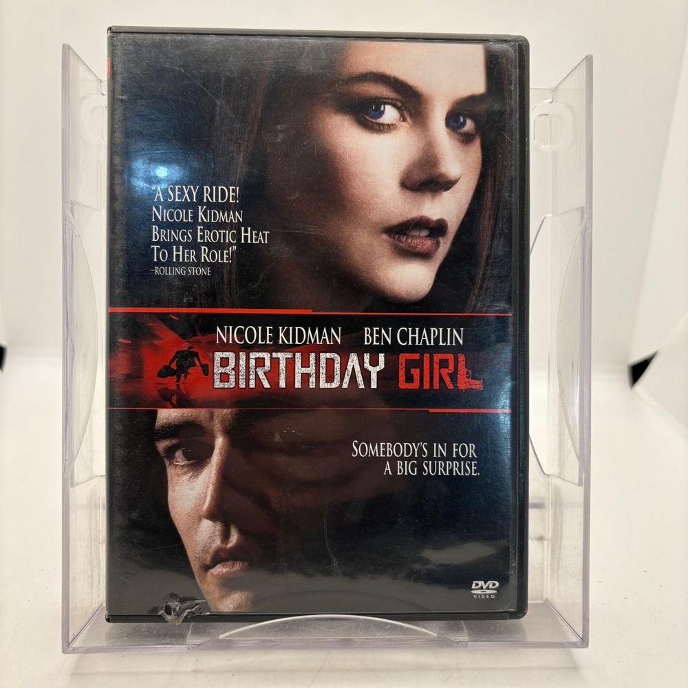 Birthday Girl DVD Nicole Kidman Ben Chaplin Thriller Comedy Miramax Movie